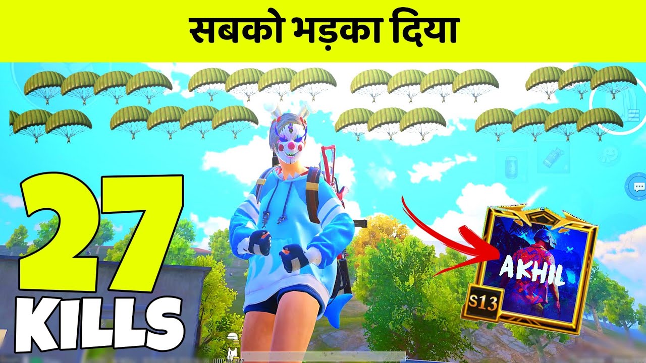 😤 IND AKHIL ne 25 DAYS ke baad AWM chalai - BGMI