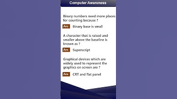 Computer GK Q&A - 3 | Computer Awareness #shortsfeed #computer
