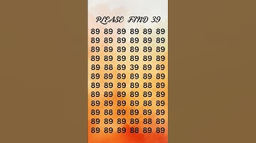 can you find 39 in 5 seconds? #wordpuzzlegame #game #mathematics #mindbendingquiz #puzzle