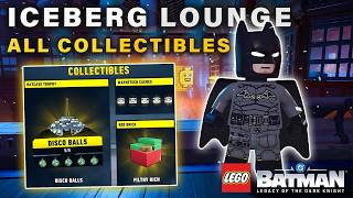 Lego Batman: Legacy of the Dark Knight - ICEBERG LOUNGE All Collectibles (Red Brick,Wayntech Caches)