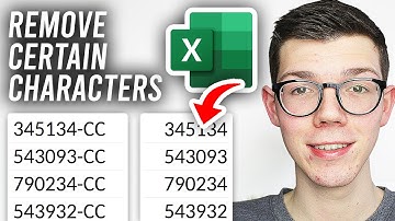 How To Remove Certain Characters In Excel - Full Guide