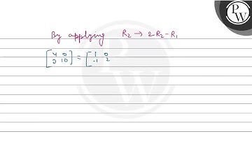 Using elementary row transformations, find the inverse of each of t...