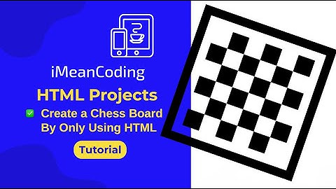 Create a Chess Board Using Only HTML 🧠 | No CSS, No JS! | iMeanCoding #viralvideo #htmltags