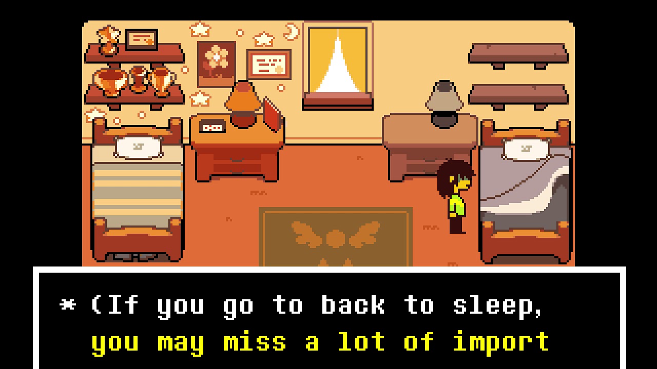 Image result for Deltarune sleep