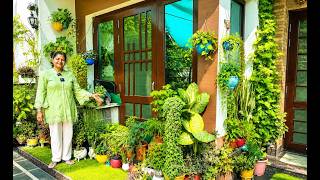 100+ Indoor Plants से बना दिया Front Garden! ऐसा Collection आज तक नहीं देखा 😱🌿