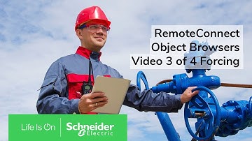 How to Use RemoteConnect Object Browser to Force Object Values | Schneider Electric Support