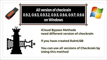 All versions of Checkrain on Windows | Jailbreak | iCloud Bypass | Downgrade | Ra1nUSB