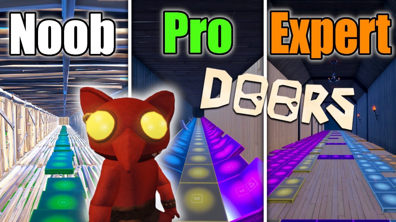 DOORS Roblox OST: Jeff's Jingle Noob vs Pro vs Expert (Fortnite Music  Blocks) 