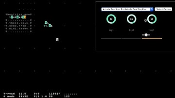 BeatStep Pro MIDI in Orca