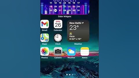 The IOS 14 update (widgets and an app drawer)
