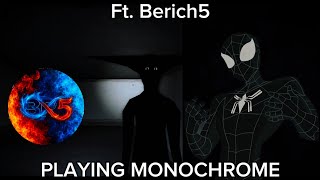 This Roblox Horror Game is Actually Terrifying (Monochrome) (Ft. @BERICH5GAMING)