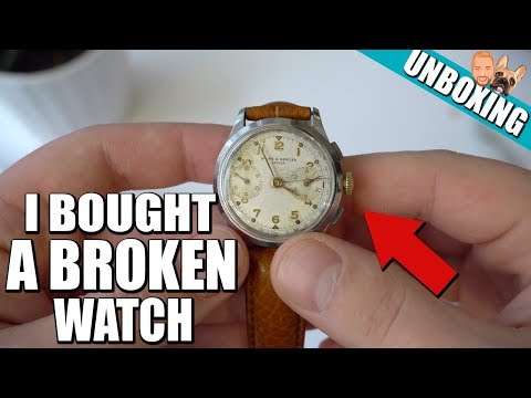 1950s Baume & Mercier Vintage Chronograph Watch Unboxing