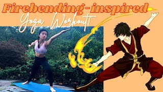 FirebendingInspired YOGA WORKOUT!  // Avatar the Last Airbender Workouts