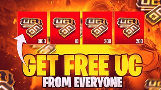 Free UC (Giveaway) By PUBGM 🧡 Free 8000 UC Rewards for Everyone BGMI