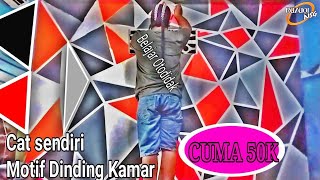 Cara Cat dinding motif Geometri #Geometrik #lukisan #gambar Cara Cat dinding motif Geometri #Geometrik #lukisan #gambar