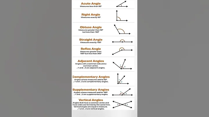 types of angle | types of angles | geometry formula #short #mathshorts #geometry #typesofangles