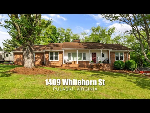 1409 Whitehorn St, Pulaski, VA home video tour