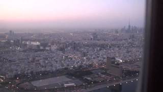 Landing in Dubai - Burj Khalifa View HD