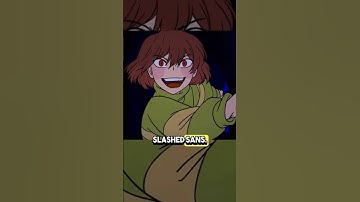 How Did Chara BEAT SANS?🤔#undertale #strongerthanyou #sans #frisk #chara