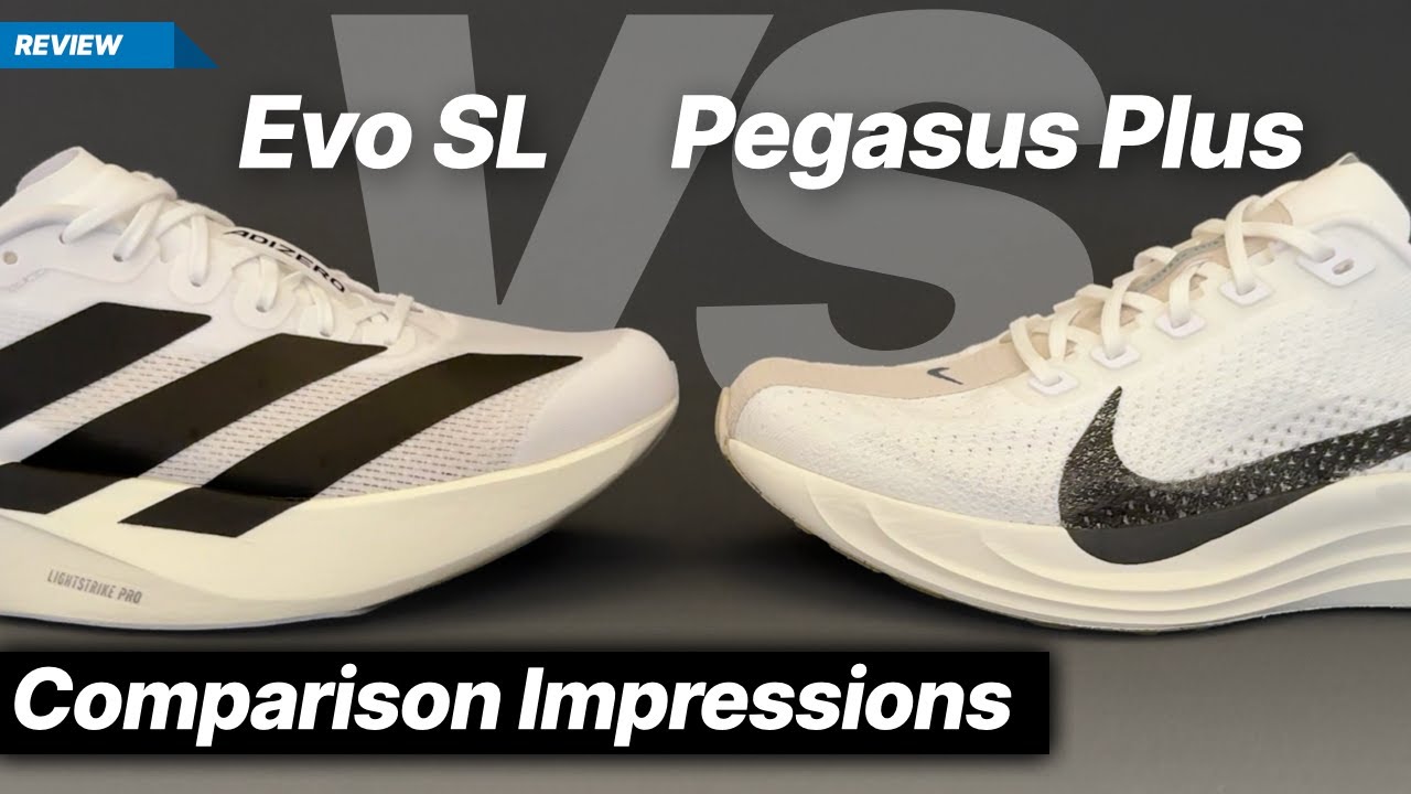 Adidas Evo SL против Nike Pegasus Plus