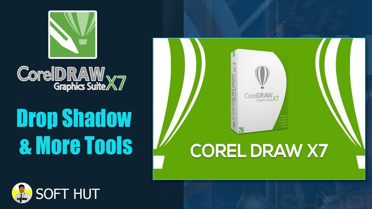 Corel Draw X7 Complete Course - Tutorial # 12 - Drop Shadow ...