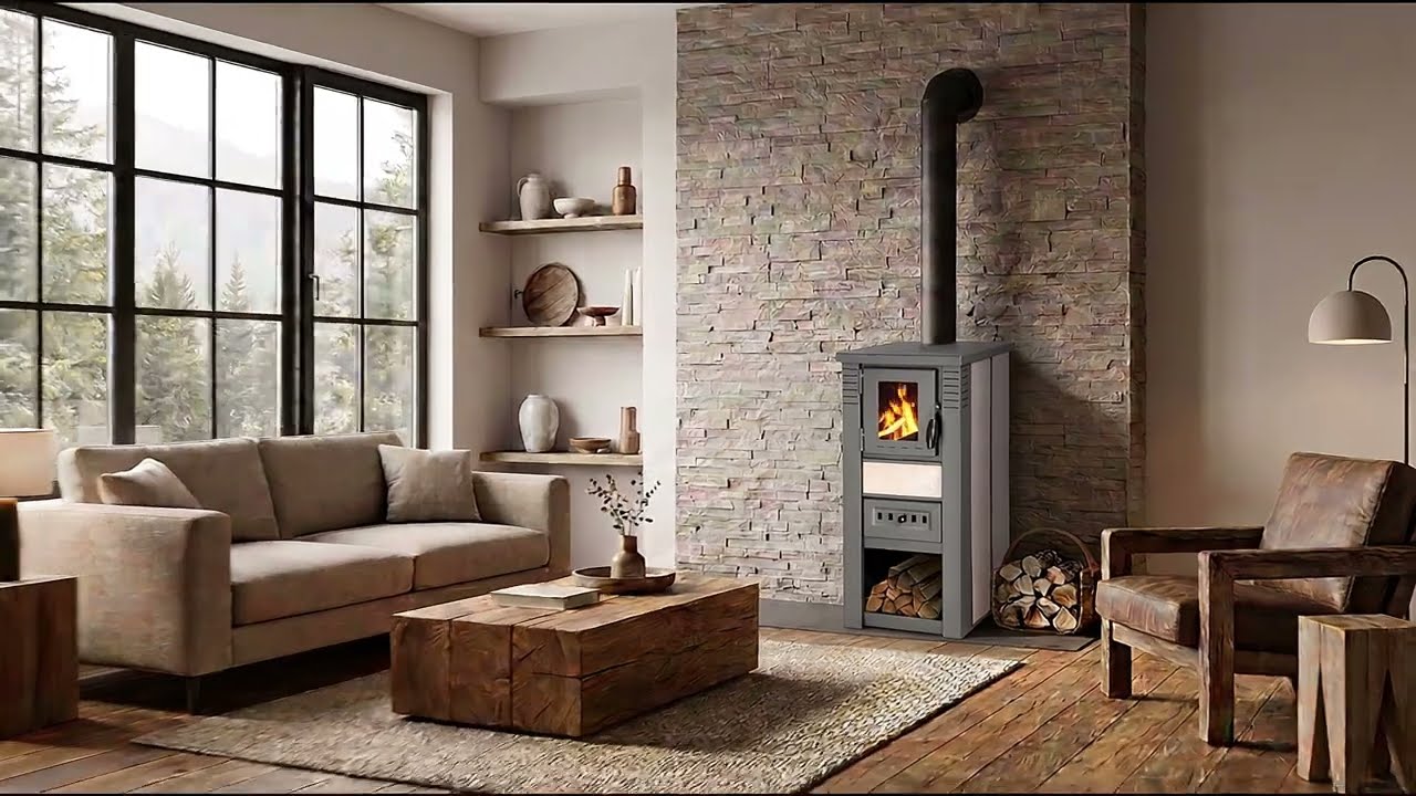2211509 - Kachle Pro LAVA Ceramic, béžové, 6,5 kW, 120 mm