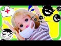 リカちゃん 新商品★ドキドキちょうしんき!のおもちゃでごっこ遊び★ノイズ菌！？ちゅうしゃで治療★サンサンキッズTVアニメ おもちゃ