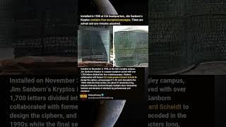 Kryptos The Unsolved CIA Sculpture Puzzle