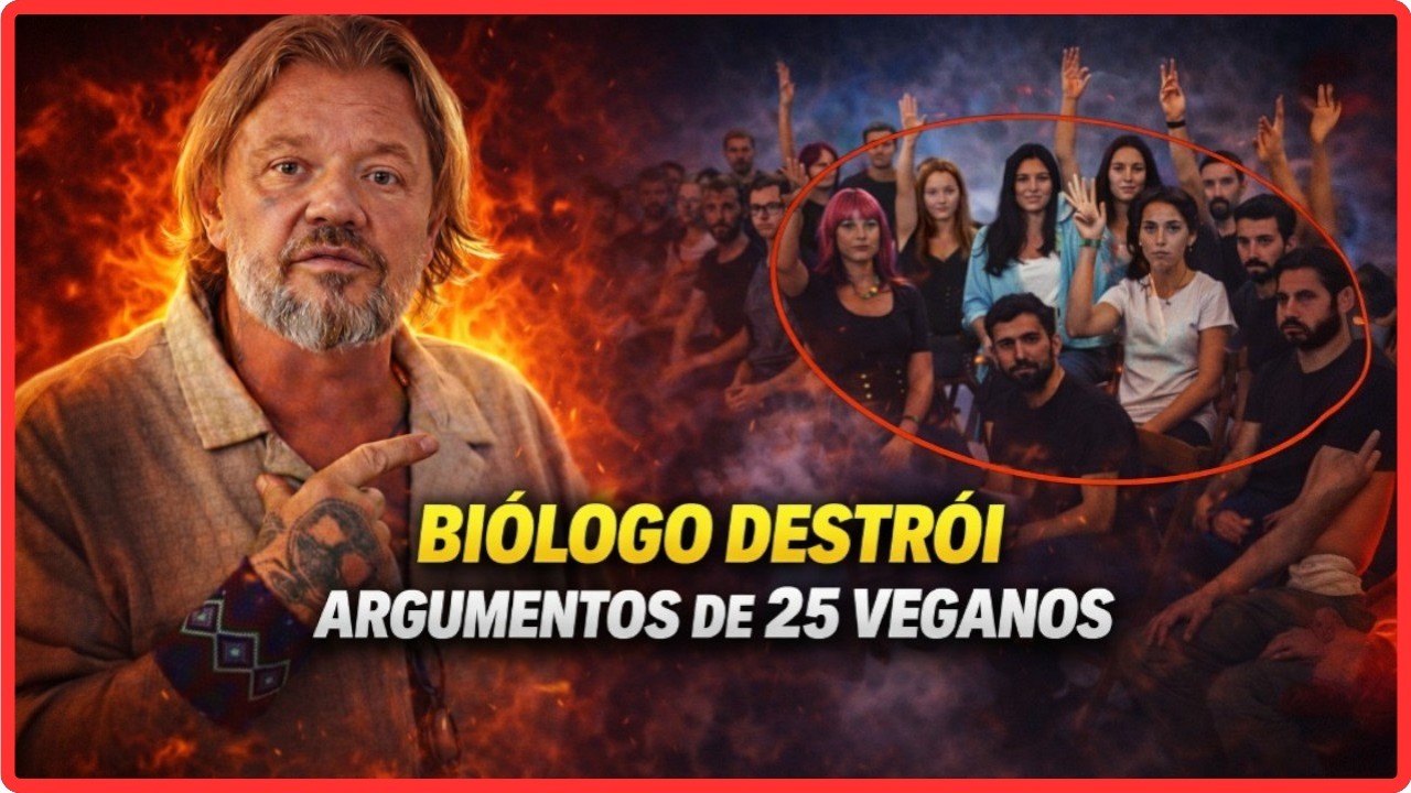 BIÓLOGO DESTRÓI ARGUMENTOS DE 25 VEGANOS (DEBATE FICOU TENSO)