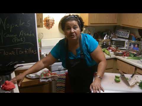 Mary's Cactus with Pork-Nopales con Carne Asada (Carnitas)! Part 1 of 2