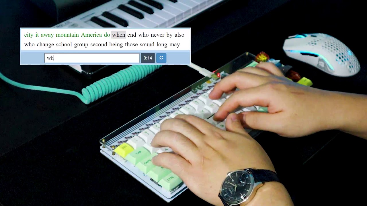 Discipline 65 with Kailh Box Jade Clicky Switches TYPING ASMR