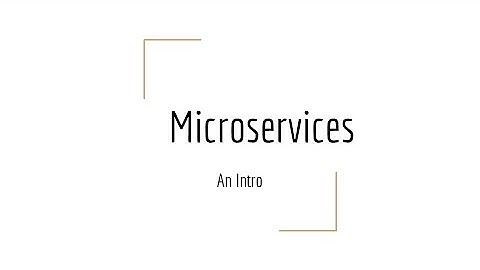 Microservices - An Introduction - Devsena Mishra