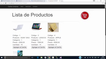Carrito de Compra en ASP.NET C# y SQL Server