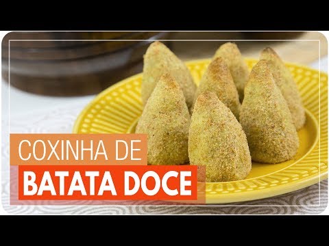 COXINHA FIT DE BATATA DOCE {assada}| Mamãe Vida Saudável #247