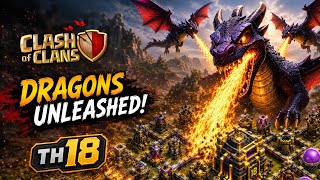 COC TH18 Dragons Attack Strategy | Very easy and strong 🔥🔥