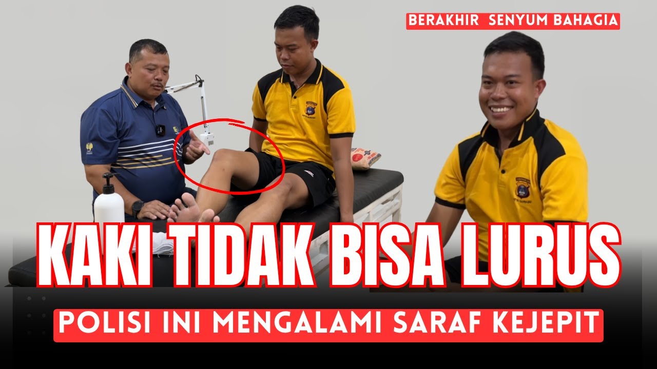 MCO ARIF - POLISI INI KAKINYA SAKIT BUAT LURUS, TERNYATA MENGALAMI SARAF KEJEPIT