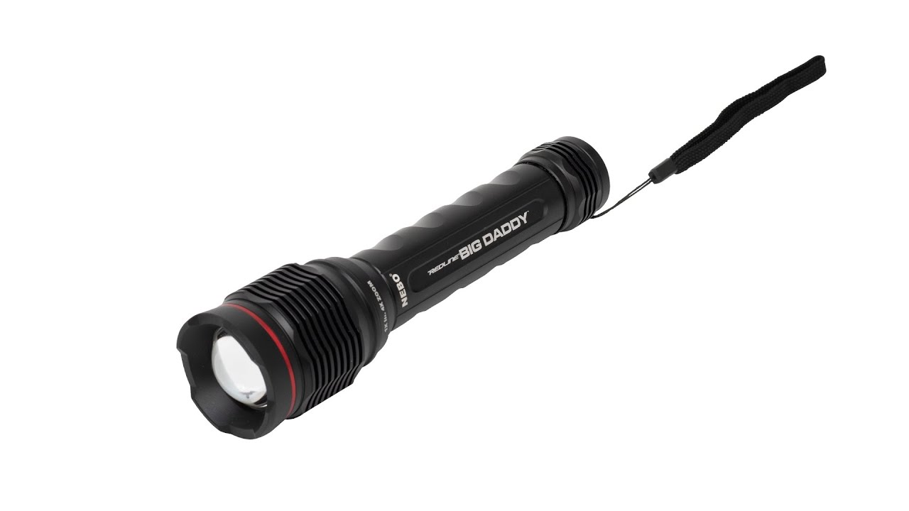 nebo 6692 flashlight Redline Big Daddy NEBO's Brightest Flashlight Ever at 2,000 Lumens!