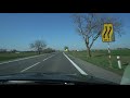 Driving in Slovakia from Dunajská Streda to Bratislava in 4K