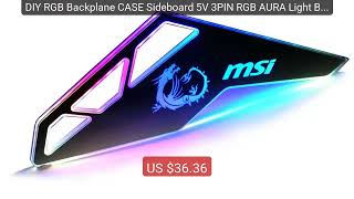 DIY RGB Backplane CASE Sideboard 5V 3PIN RGB AURA Light Bac... — Top Pick 2026 | Unbeatable Price!