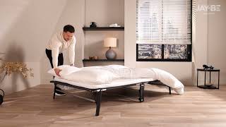 Ce120 Compact Folding Bed With Comfort Mattress Small Double