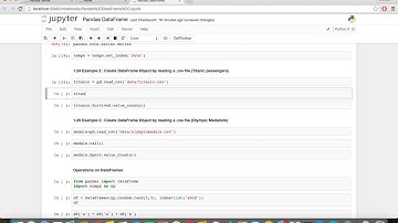 Introduction to pandas - part 3 : Dataframes