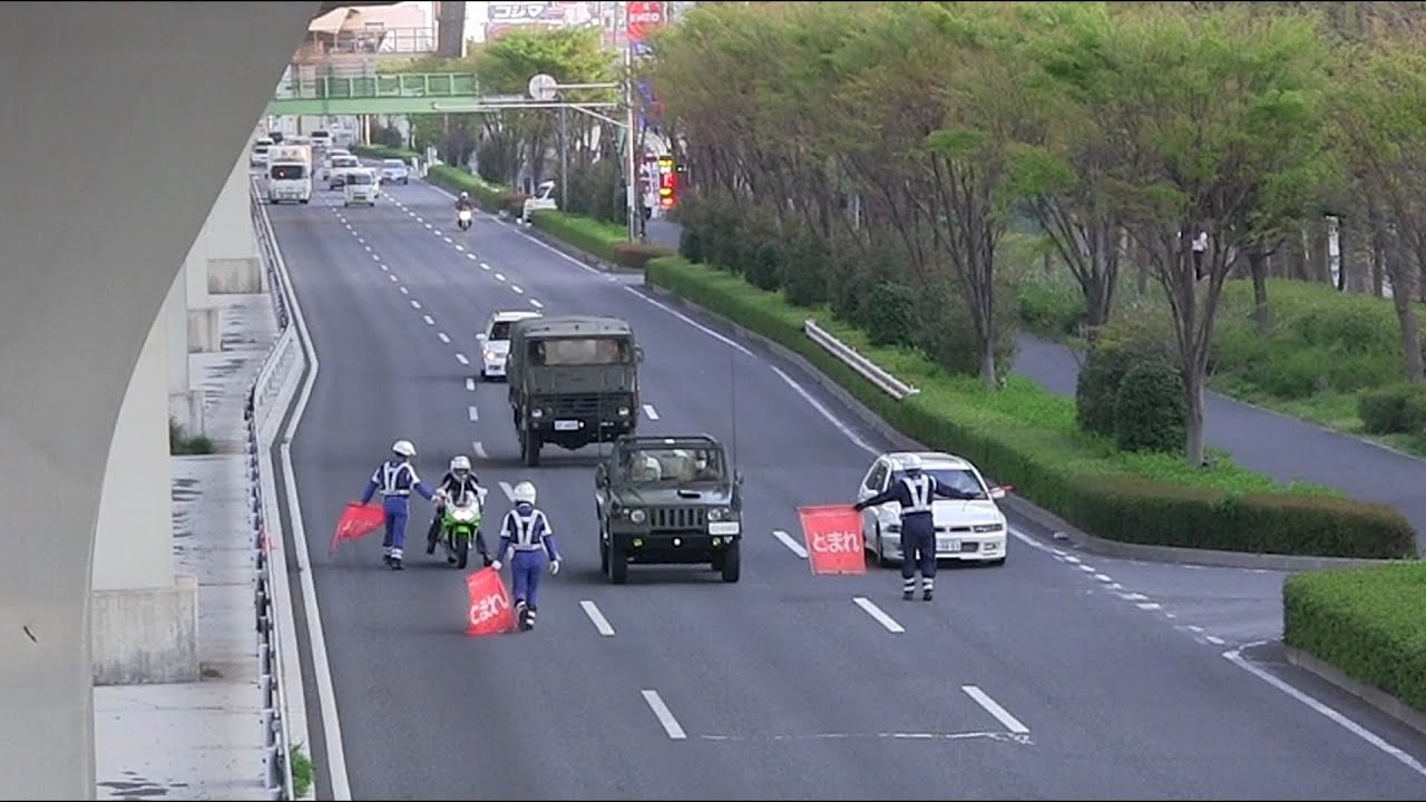 ネズミ捕りの瞬間 国道17号 新大宮バイパス上り線 スピード違反取締りの様子 与野公園 春の交通安全週間 Youtube