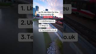 free visa sponsorship jobs in UK | how to get a job with visa sponsorship in UK