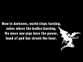 Black Sabbath War Pigs Lyrics HQ Black Sabbath War Pigs Lyrics HQ