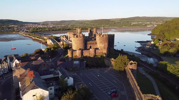 DJI MINI 2 - Conwy Castle at sunset