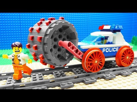 Lego Train Safe Steamroller Police Fail