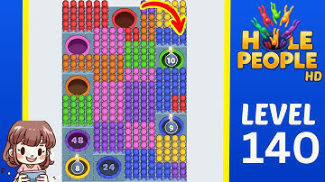 Hole People Level 140 Solution Walkthrough