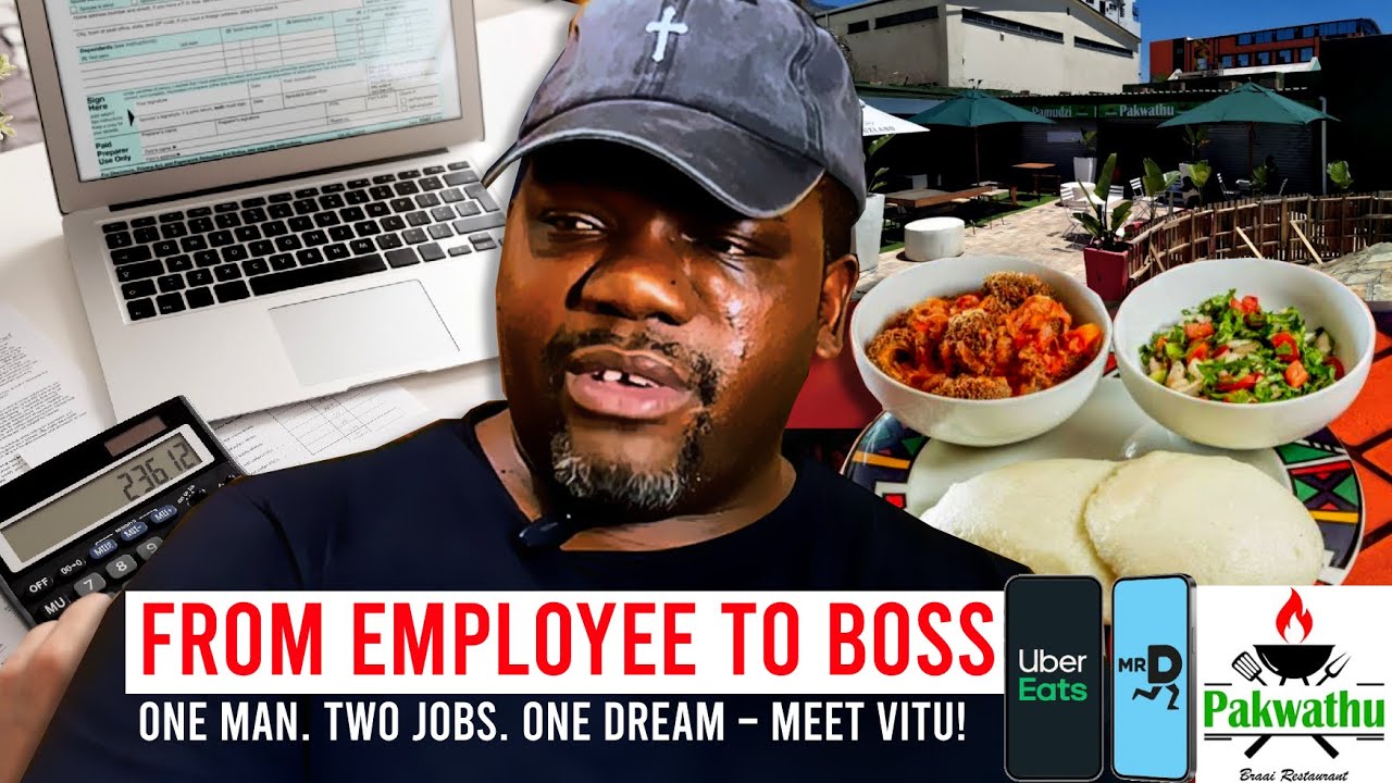Still from Vitu's Hustle: Full-Time Job & Restaurant Owner in South Africa | Malawian Success Story | Ep 2