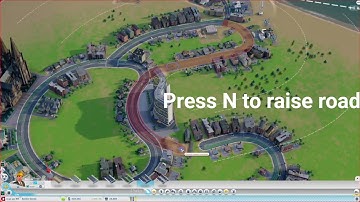 SimCity curved road over road  example #simcity #game #simulation #easy #building #strategy