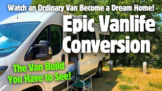 This Van Transformation Will Blow Your Mind! (Empty to Luxury) #campervan #selfbuild #vanlife